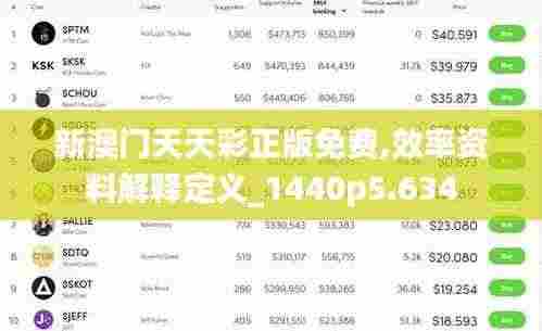 新澳门天天彩正版免费,效率资料解释定义_1440p5.634