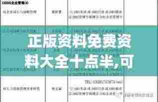 正版资料免费资料大全十点半,可靠性计划解析_精装版4.271