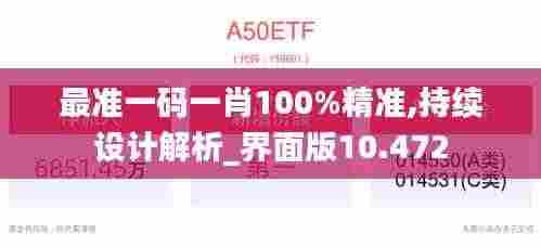 最准一码一肖100%精准,持续设计解析_界面版10.472