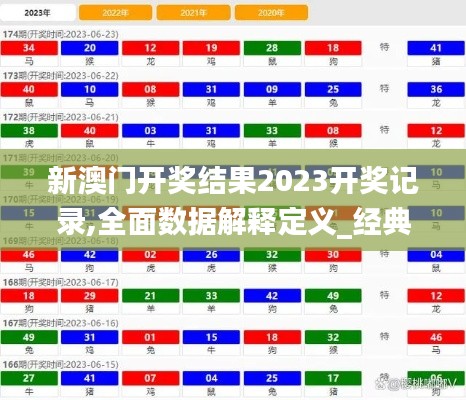 新澳门开奖结果2023开奖记录,全面数据解释定义_经典款3.133