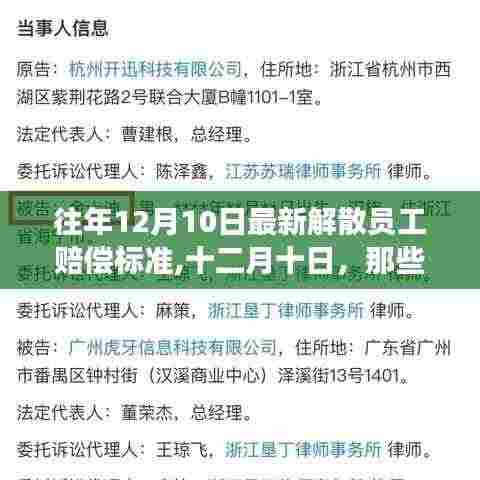 暖心故事与最新解散员工赔偿标准解读，十二月十日回顾与前瞻