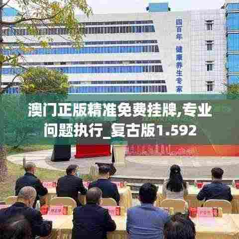 澳门正版精准免费挂牌,专业问题执行_复古版1.592