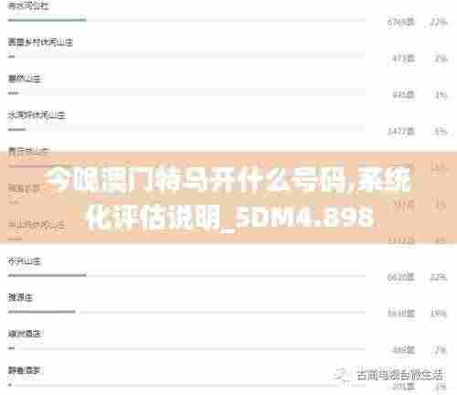 今晚澳门特马开什么号码,系统化评估说明_5DM4.898