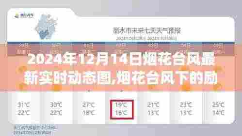 烟花台风下的励志之光，实时动态图记录学习成长与自信塑造之旅