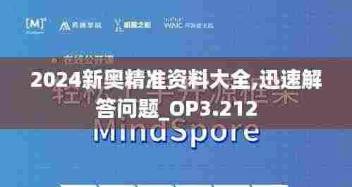 2024新奥精准资料大全,迅速解答问题_OP3.212