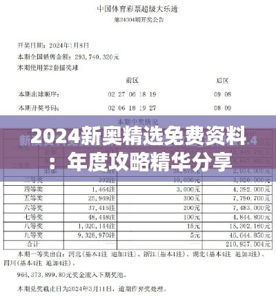 2024新奥精选免费资料