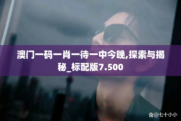 澳门一码一肖一待一中今晚,探索与揭秘_标配版7.500