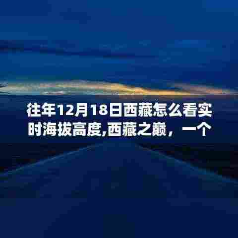 西藏之巅，友情、高度与温馨的实时海拔高度日常故事