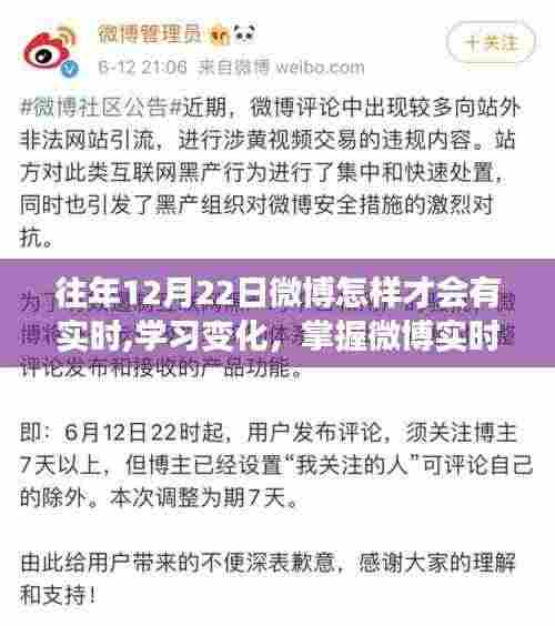 微博实时趋势揭秘，自信与成就感的魔法之旅，学习变化掌握微博实时动态