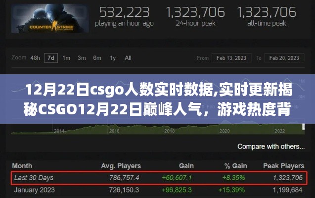 揭秘CSGO 12月22日实时数据，游戏热度背后的真相！