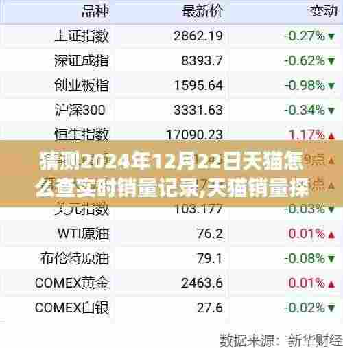 天猫销量探秘，揭秘2024年12月22日销量奇迹与日常小确幸的实时销量记录查询指南
