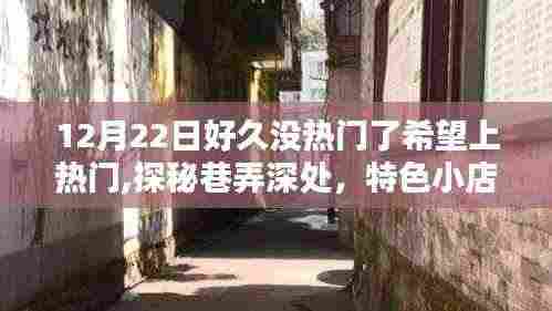 探秘巷弄深处的特色小店，寻找有缘人的热门之选，12月22日期待上榜热门