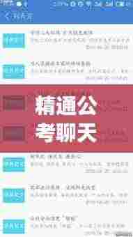 精通公考聊天式高效学习：公考交流 