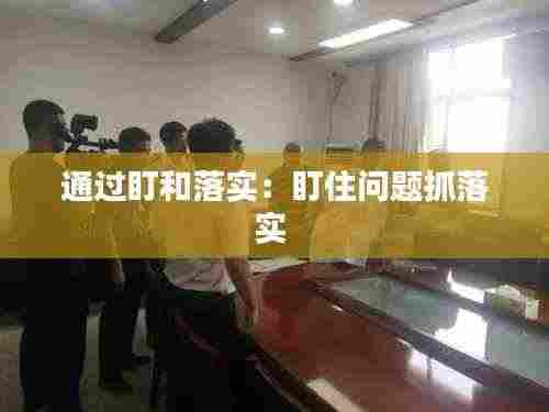 通过盯和落实：盯住问题抓落实 