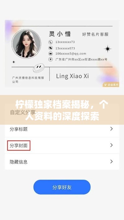 柠檬独家档案揭秘，个人资料的深度探索