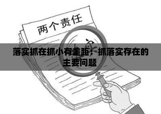落实抓在抓小有差距：抓落实存在的主要问题 