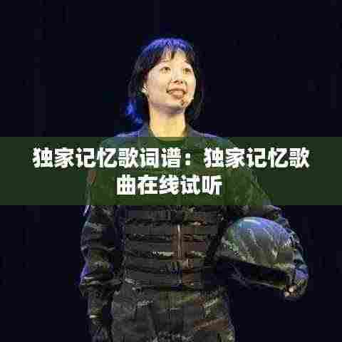 独家记忆歌词谱：独家记忆歌曲在线试听 