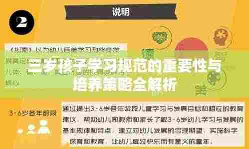 三岁孩子学习规范的重要性与培养策略全解析