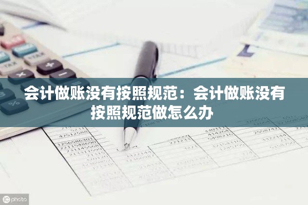 会计做账没有按照规范：会计做账没有按照规范做怎么办 