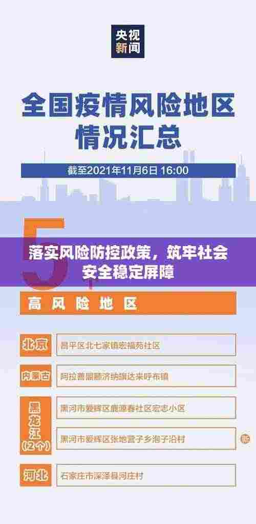 落实风险防控政策，筑牢社会安全稳定屏障