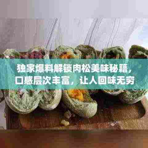 独家爆料解锁肉松美味秘籍，口感层次丰富，让人回味无穷！