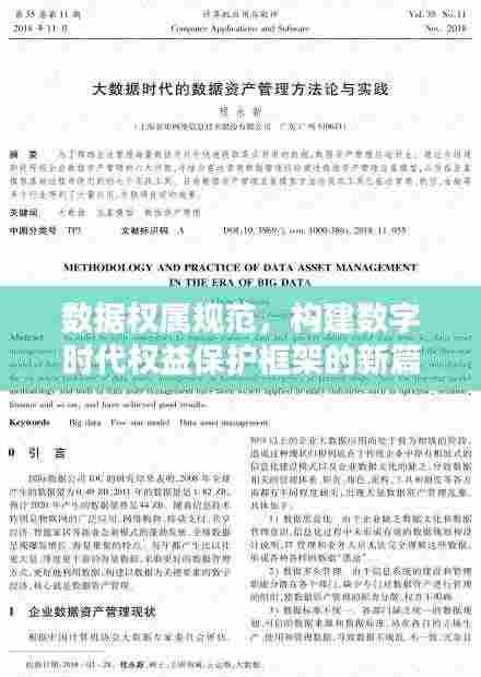 数据权属规范，构建数字时代权益保护框架的新篇章