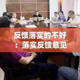 反馈落实的不好：落实反馈意见整改工作 