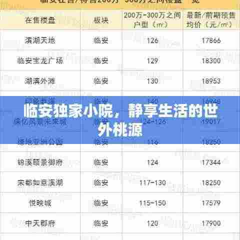 临安独家小院,静享生活的世外桃源