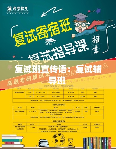 复试班宣传语：复试辅导班 
