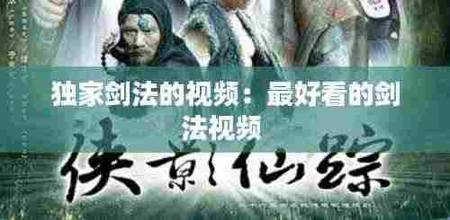 独家剑法的视频:最好看的剑法视频