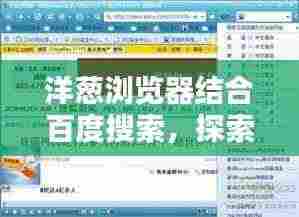 洋葱浏览器结合百度搜索，探索网络世界的双重利器