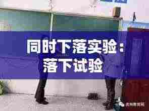 同时下落实验：落下试验 