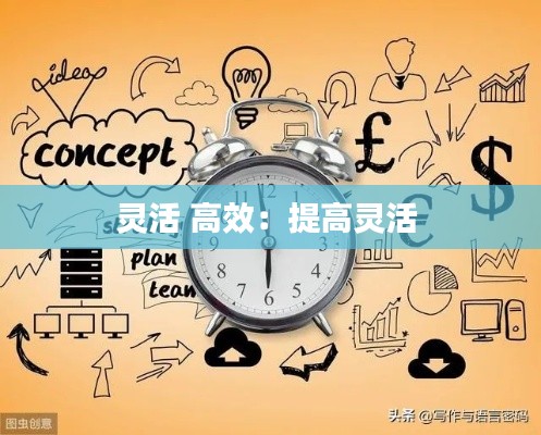 灵活 高效：提高灵活 