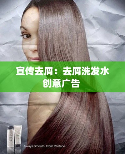 宣传去屑：去屑洗发水创意广告 