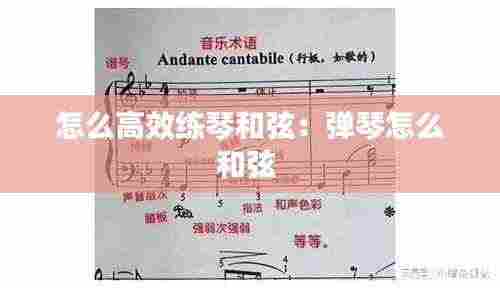怎么高效练琴和弦：弹琴怎么和弦 