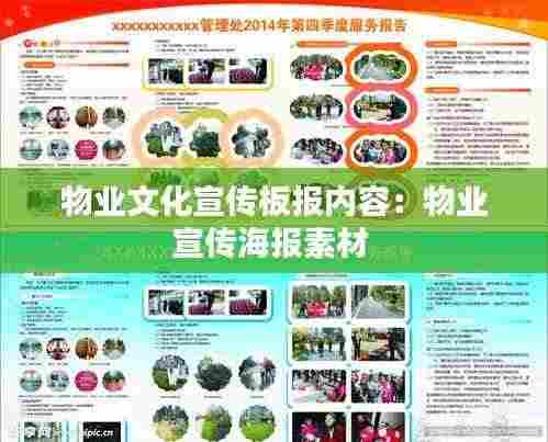 物业文化宣传板报内容：物业宣传海报素材 