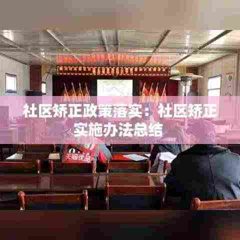 社区矫正政策落实：社区矫正实施办法总结 