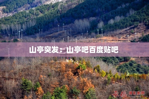 山亭突发：山亭吧百度贴吧 