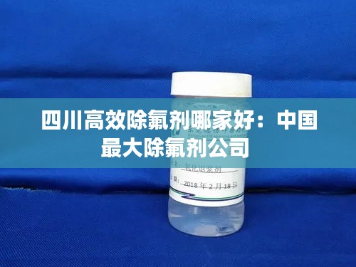 四川高效除氟剂哪家好：中国最大除氟剂公司 