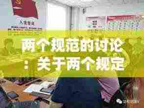 两个规范的讨论：关于两个规定的心得体会 