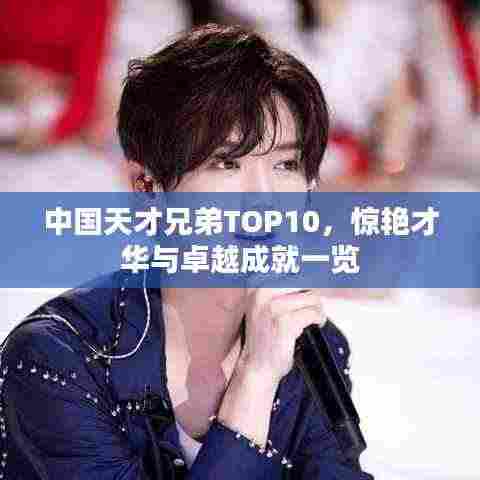 中国天才兄弟TOP10，惊艳才华与卓越成就一览