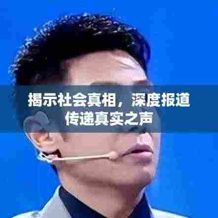 揭示社会真相，深度报道传递真实之声