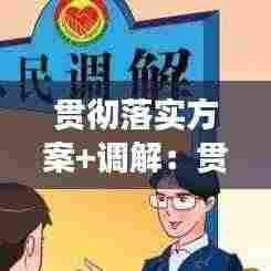 贯彻落实方案+调解：贯彻落实方案的意见 