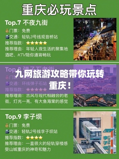 九网旅游攻略带你玩转重庆！
