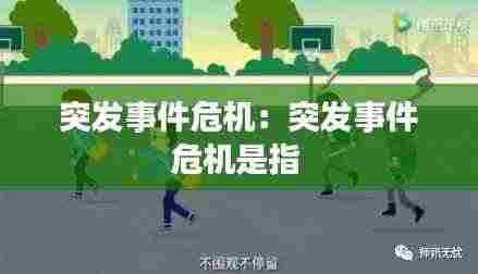 突发事件危机：突发事件危机是指 