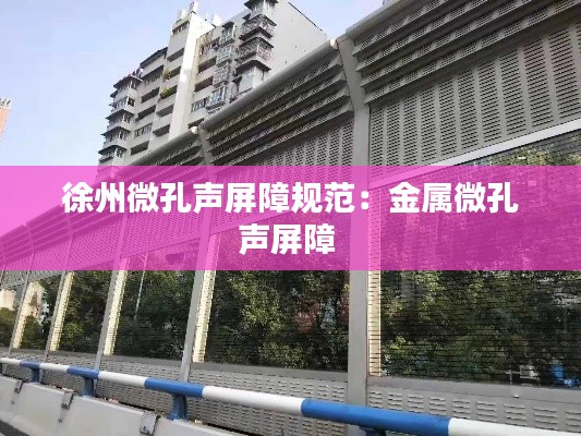 徐州微孔声屏障规范：金属微孔声屏障 