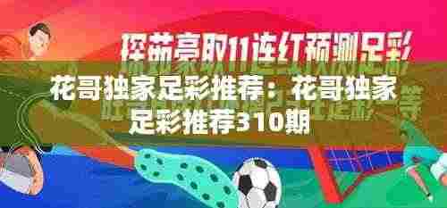 花哥独家足彩推荐：花哥独家足彩推荐310期 