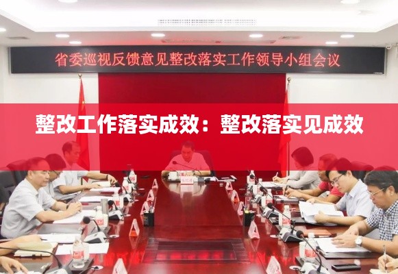 整改工作落实成效：整改落实见成效 