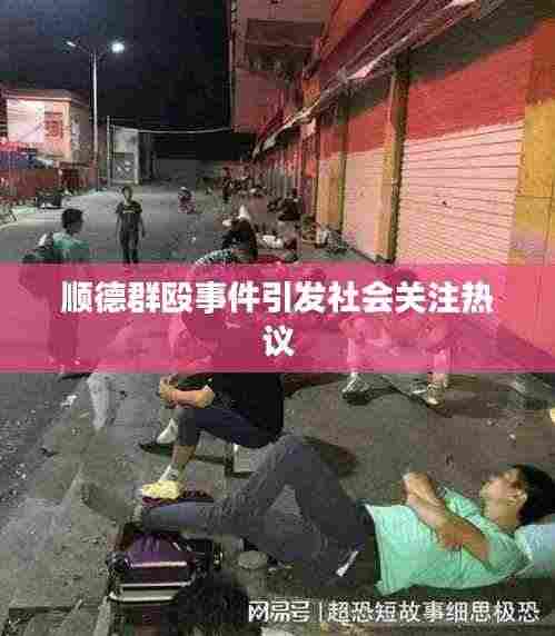 顺德群殴事件引发社会关注热议