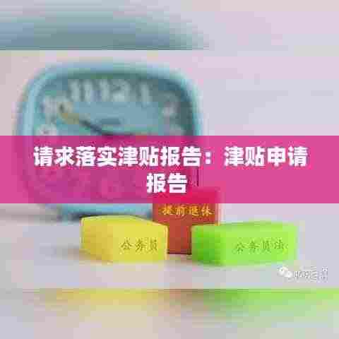 请求落实津贴报告：津贴申请报告 